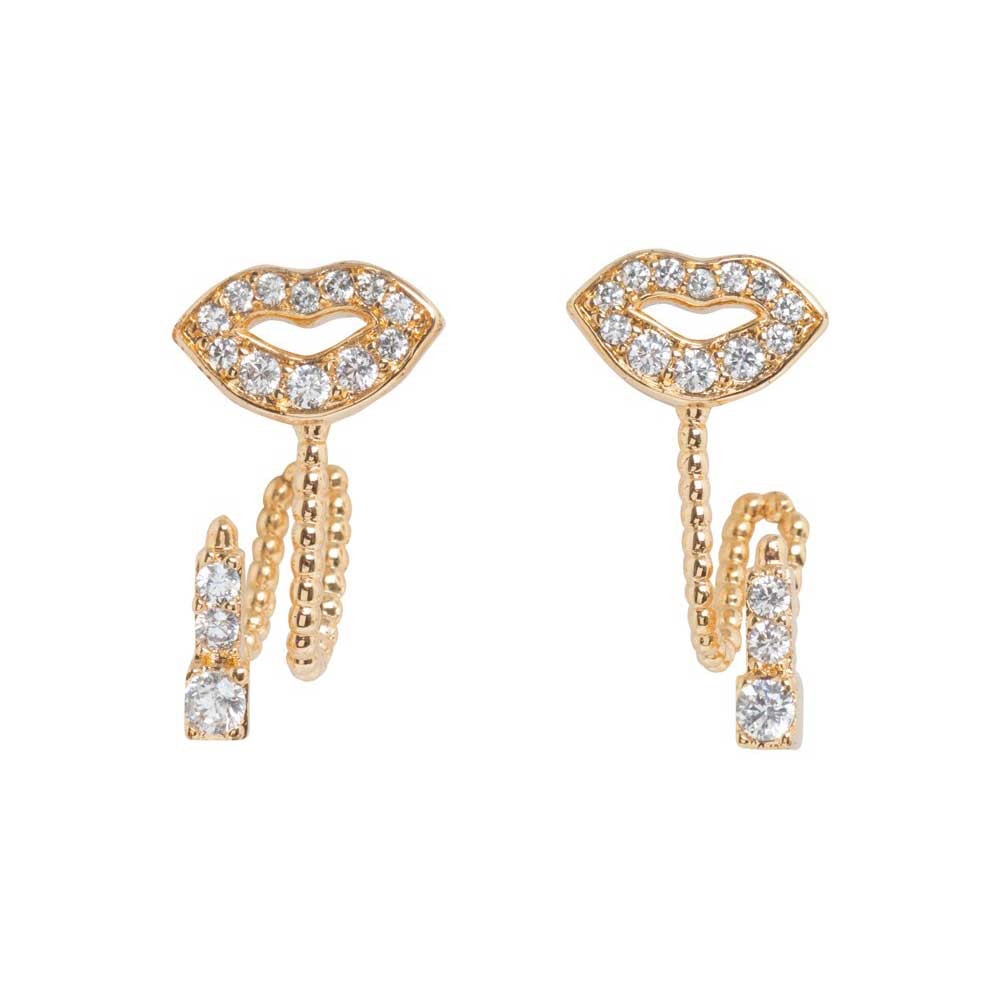 Voodoo Vixen - Elegant Lipstick Boucles d'oreilles - Multicolore